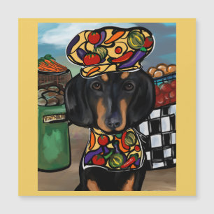 Dachshund Magnetkarte