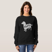 Dachshund Mama For Teckel sausage hounds Dachshund Sweatshirt (Vorne ganz)