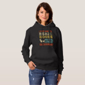 Dachshund Mama Ich Will Only Read Books Hanging Do Hoodie (Vorne ganz)