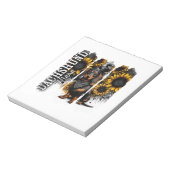 Dachshund-Mama Notizblock (Rotiert)