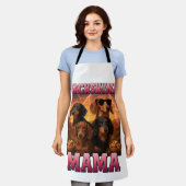 Dachshund Mama Schürze (Getragen)