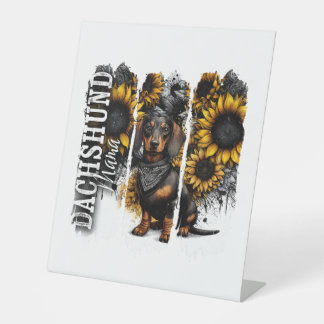 Dachshund Mama Sockelschild