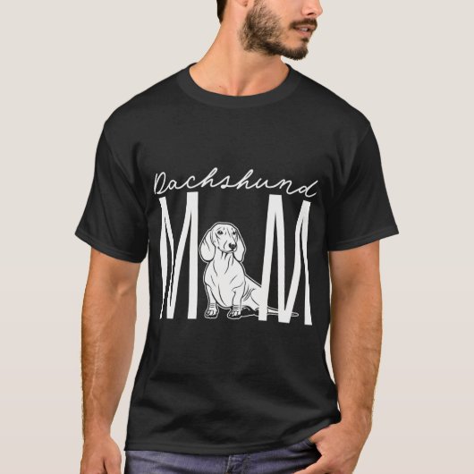 Dachshund-Mama T-Shirt (Vorderseite)