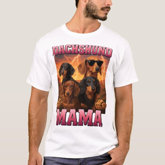 Dachshund Mama T-Shirt (Vorderseite)