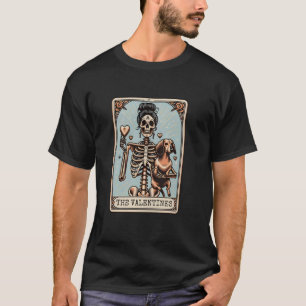 Dachshund-Mama-Tarotkarte, Wiener-Hund-Skelett-Wer T-Shirt