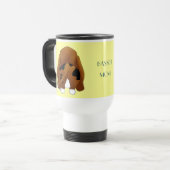 Dachshund-Mama-Tasse Reisebecher (Vorderseite Links)