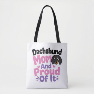 Dachshund-Mama und stolz darauf Tasche