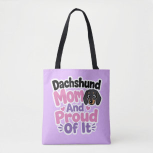 Dachshund-Mama und stolz darauf Tasche