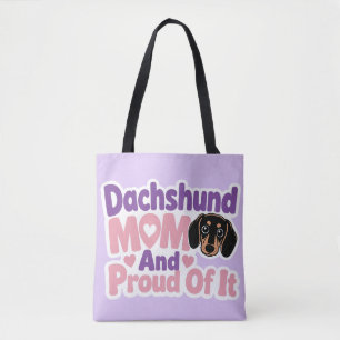 Dachshund-Mama und stolz darauf Tasche