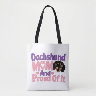 Dachshund-Mama und stolz darauf Tasche