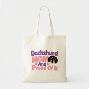 Dachshund-Mama und stolz darauf Tragetasche