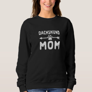 Dachshund-Mama Wiener Hund Wursthund Haustiere Mu Sweatshirt