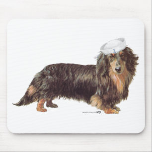 Dachshund Matrose Mousepad