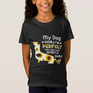 Dachshund Mein Hund denkt, ich bin perfekt Lustige T-Shirt