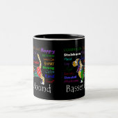 Dachshund-Merkmal-Tasse Zweifarbige Tasse (Mittel)