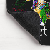 Dachshund-Merkmale Mousepad (Ecke)