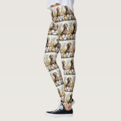 Dachshund mit Ostereiern Leggings (Links)