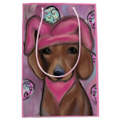 Dachshund Mittlere Geschenktüte (Vorderseite)