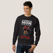 dachshund mom the more men I meet wiener Sweatshirt (Vorne ganz)