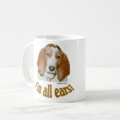 Dachshund-Ohren Kaffeetasse (Vorderseite Links)