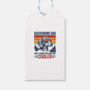 Dachshund Papa wie ein normaler Papa, aber cooler  Geschenkanhänger