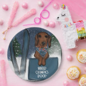 DACHSHUND  PAPPTELLER (Party)