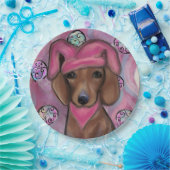 Dachshund Pappteller (Party)