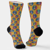 Dachshund Pattern Socken (Gewinkelt)