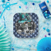 Dachshund Paw-ty Teller | Luxus-Hundeparty (Party)