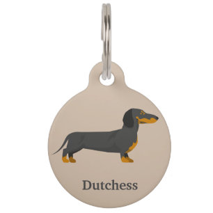 Dachshund Personalisieren Haustiermarke