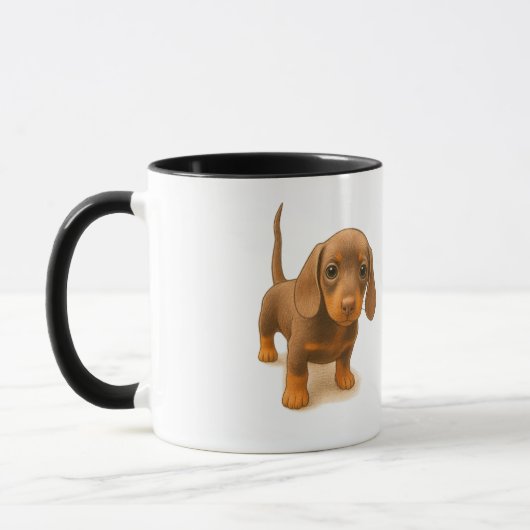 Dachshund Please take me with you! Tasse (Links)