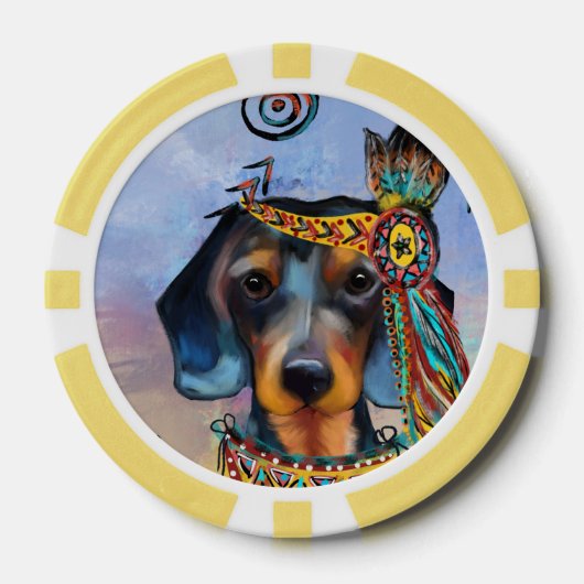 DACHSHUND POKERCHIPS (Vorderseite)