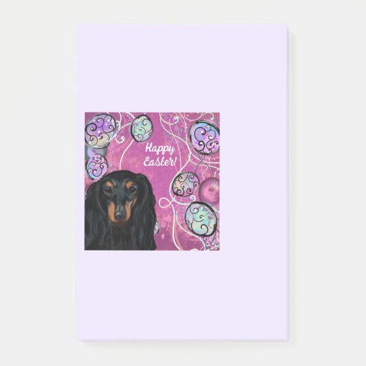 DACHSHUND POST-IT KLEBEZETTEL (Vorderseite)