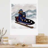 DACHSHUND  POSTER (Küche)