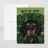 DACHSHUND POSTKARTE (Vorne/Hinten)