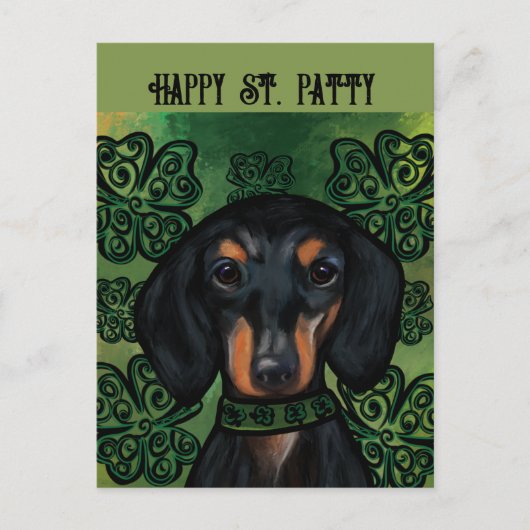 DACHSHUND POSTKARTE (Vorderseite)