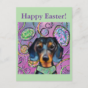 DACHSHUND POSTKARTE