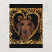 DACHSHUND POSTKARTE (Vorderseite)