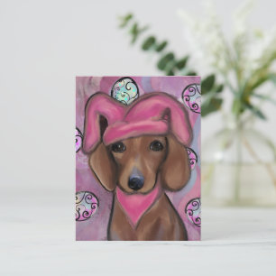 Dachshund postkarte