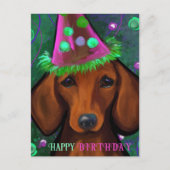 DACHSHUND POSTKARTE (Vorderseite)
