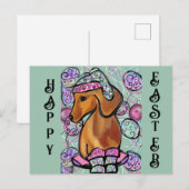 DACHSHUND POSTKARTE (Vorne/Hinten)
