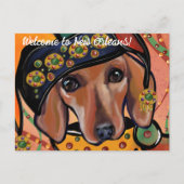 DACHSHUND POSTKARTE (Vorderseite)