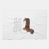 Dachshund Rainbow Bridge Küchentuch (Horizontal)