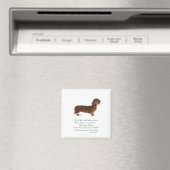 Dachshund Rainbow Bridge Magnet (In Situ (Geschirrspüler))