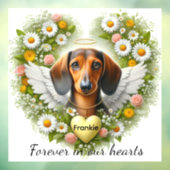 Dachshund Remembrance Fensteraufkleber (Blatt 3)