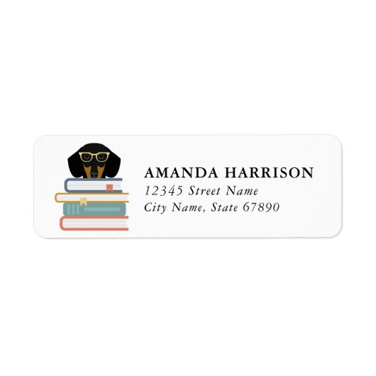 Dachshund Return Address Labels (Vorne)