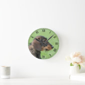 Dachshund Runde Wanduhr (Zuhause)