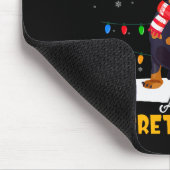 Dachshund Santa On The Naughty List Dachshund Chri Mousepad (Ecke)