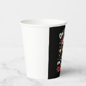 Dachshund Santa On The Naughty List Dachshund Chri Pappbecher (Rechts)