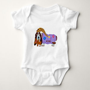 Dachshund-Schlafenszeit Baby Strampler